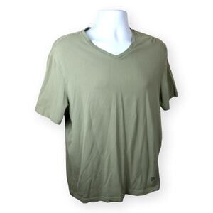 Cremieux Green Mens Cotton Tee Shirt M
